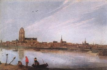 Esaias Van De Velde : View of Zierikzee